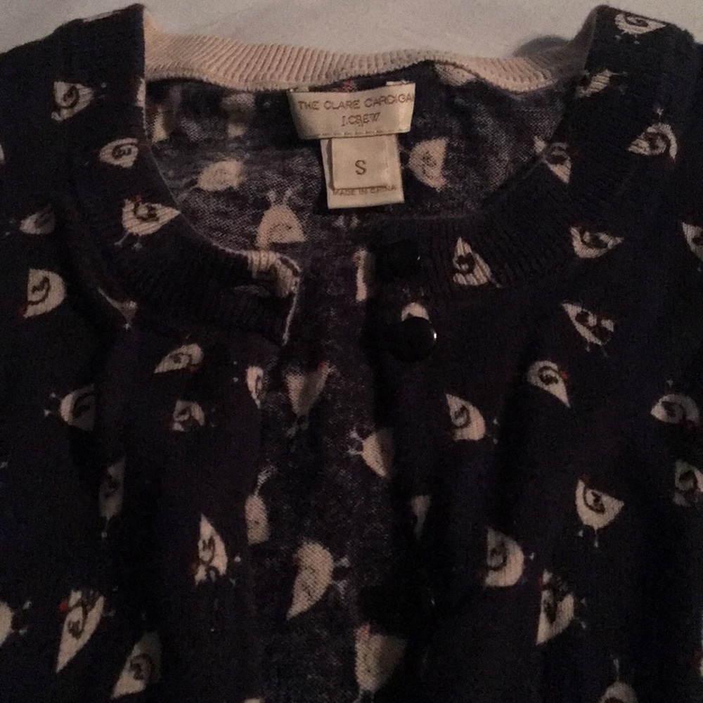 J Crew French Hen Cardigan